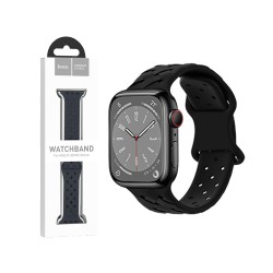 Hoco Bamboo Pattern Strap for iWatch WA16 42/44/45/49mm Black Hoco Bamboo Pattern Strap for iWatch WA16 42/44/45/49mm Black